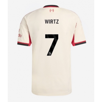 Billige Fotballdrakt Liverpool Florian Wirtz #7 Replika Bortedrakt 2025-26 Kortermet